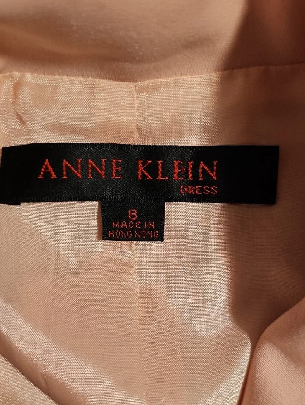 Anne Klein Blush Pink Open-Front Blazer with Cream Trim - Picture 2 of 3